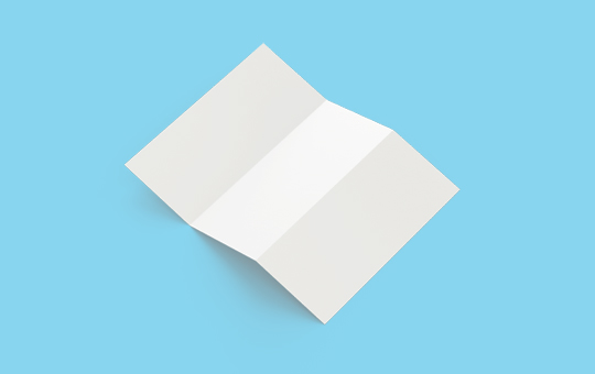 brochure z fold